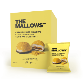 The Mallows - Caramel Filled Mallows + Sour Passion Fruit (5 Stück)